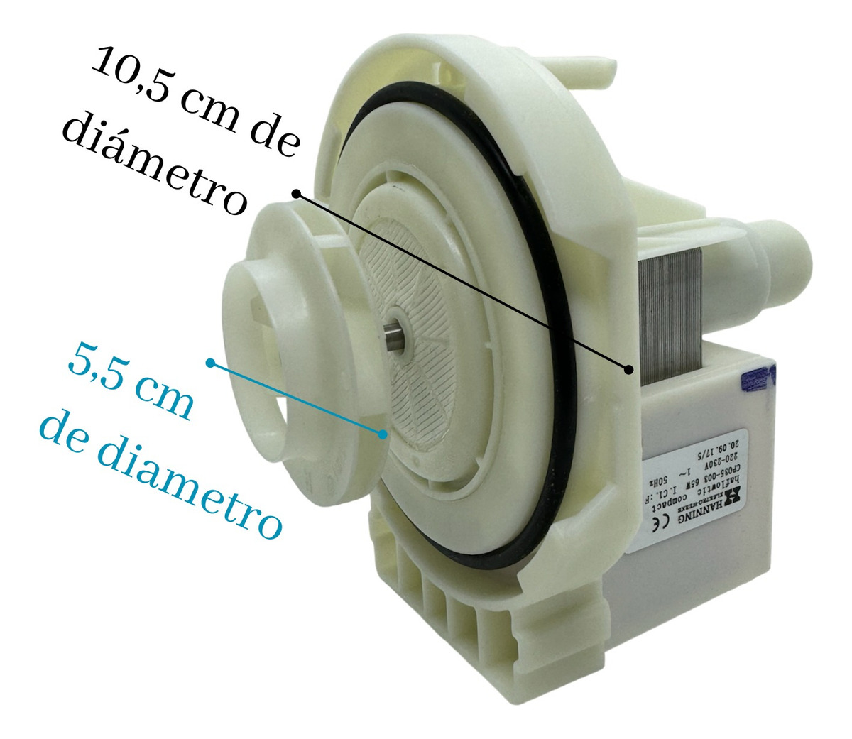 Elctrobomba Lavado Motor Para Lavavajillas Ariston Whirlpool - Imagen 4
