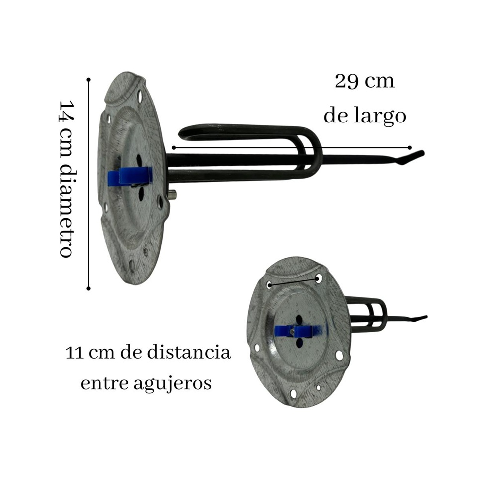 Resistencia Para Termotanque Longvie Con Sello Y Soporte - Imagen 4