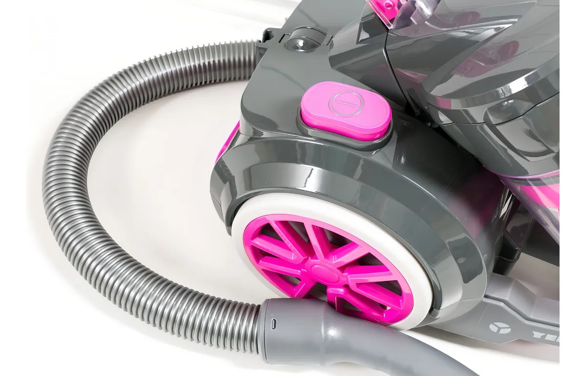Aspiradora Yelmo As3228 2000w 3,5lts Sin Bolsa Filtro Hepa Color Rosa - Imagen 3